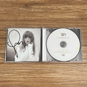 Taylor Swift Signed Tortured Poets Department CD